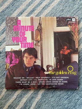 3/$25 A Minute of Your Time Vinyl Album Cover - The Golden Ring 60’s